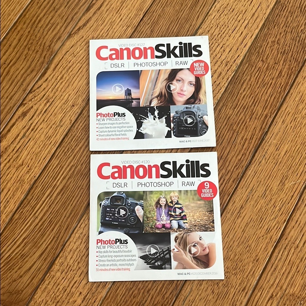 Canon Skills DSLR Photo Plus Cd ROM Computer Mac PC Program 120 127